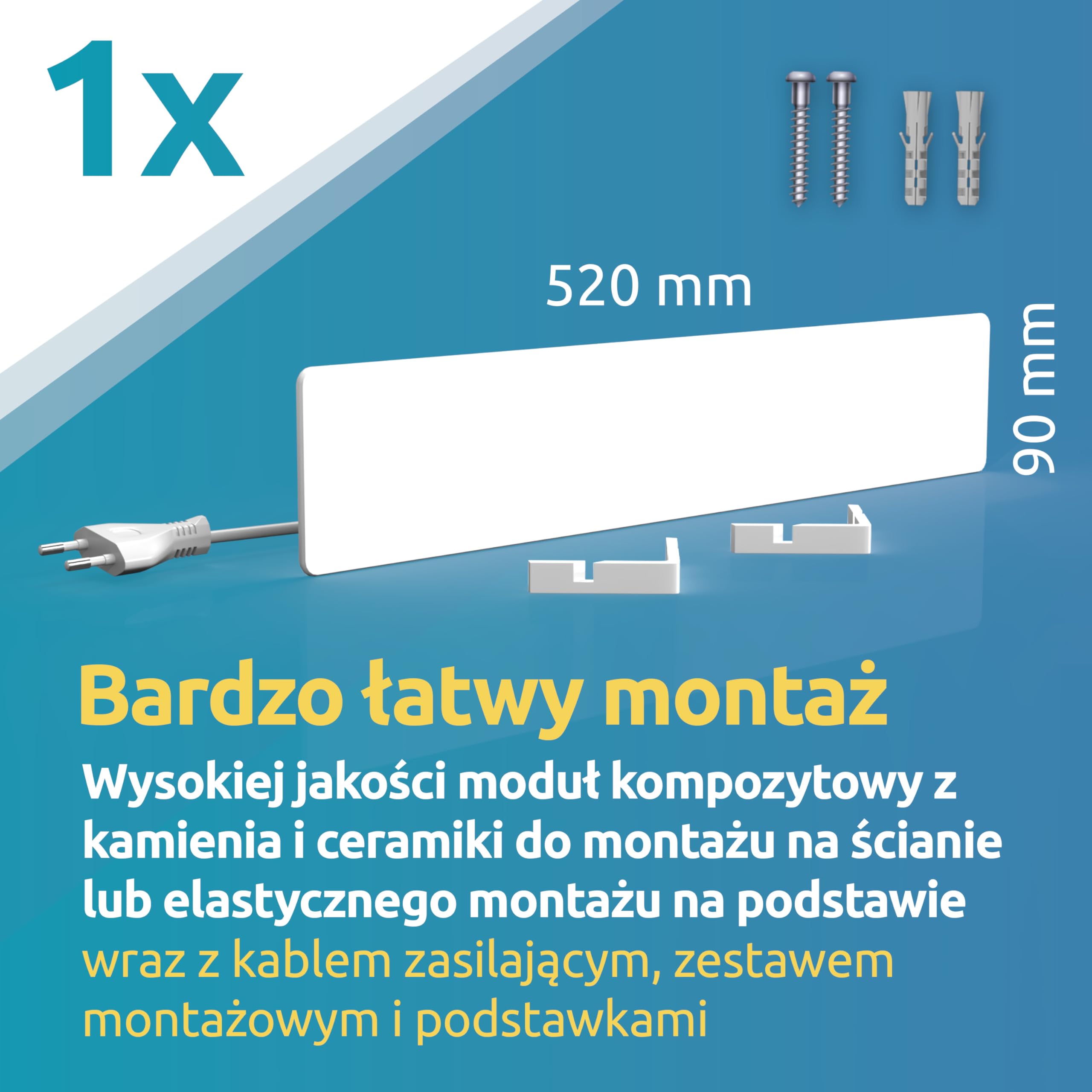 Środek do usuwania pleśni Dry – ogrzewanie ścienne bez dodatków chemicznych – moduł podstawowy – skuteczna alternatywa dla sprayu – środek przeciw pleśni do każdego pomieszczenia – wyprodukowano w Austrii
