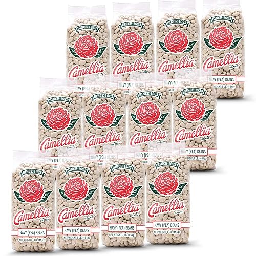 Miniatura 1 de Marca Camellia. - Frijol alubia, 1 libra (paquete de 2).
