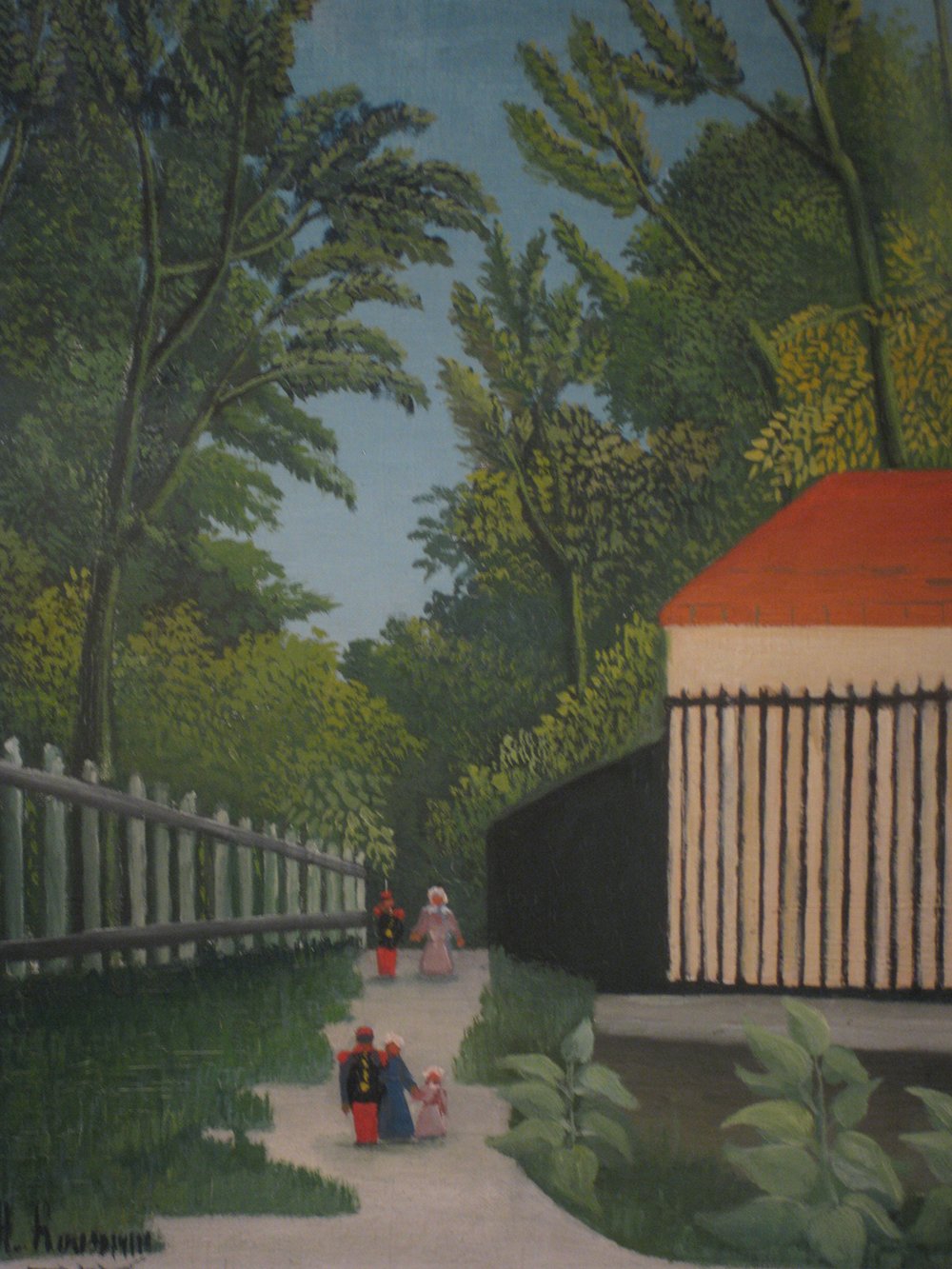 Henri Rousseau Barn and Path Matte Print pour sublimer votre deco de salon