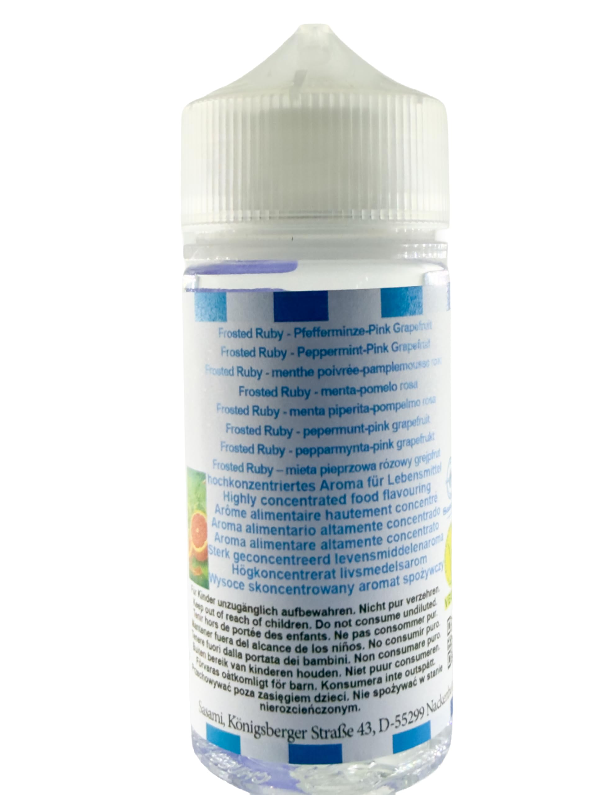 Frosted Ruby - menta-pomelo rosa aroma concentrado - Vegano - Sasami - 100ml