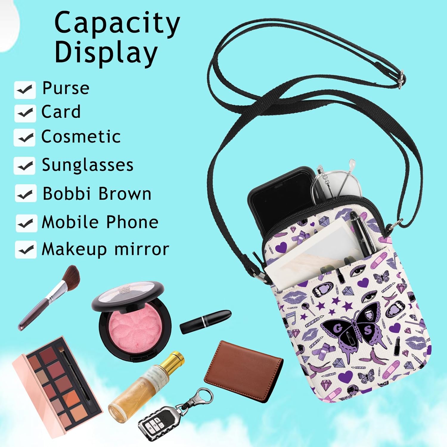 G2TUP Singer Musical Crossbody Bag - Song Lyrics Fans Gift, Album Shoulder Bag, Concert Merchandise - Image 6