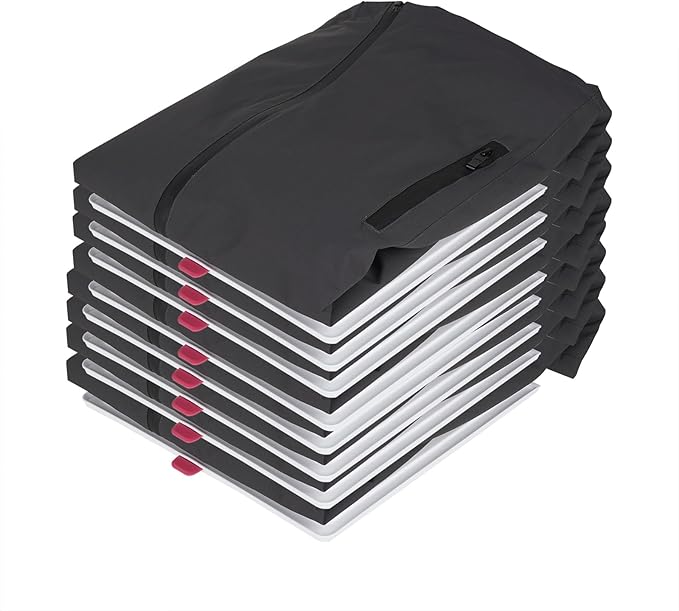 Adorila Pack of 10 TShirt Organisers, Closet Organisers, Removable