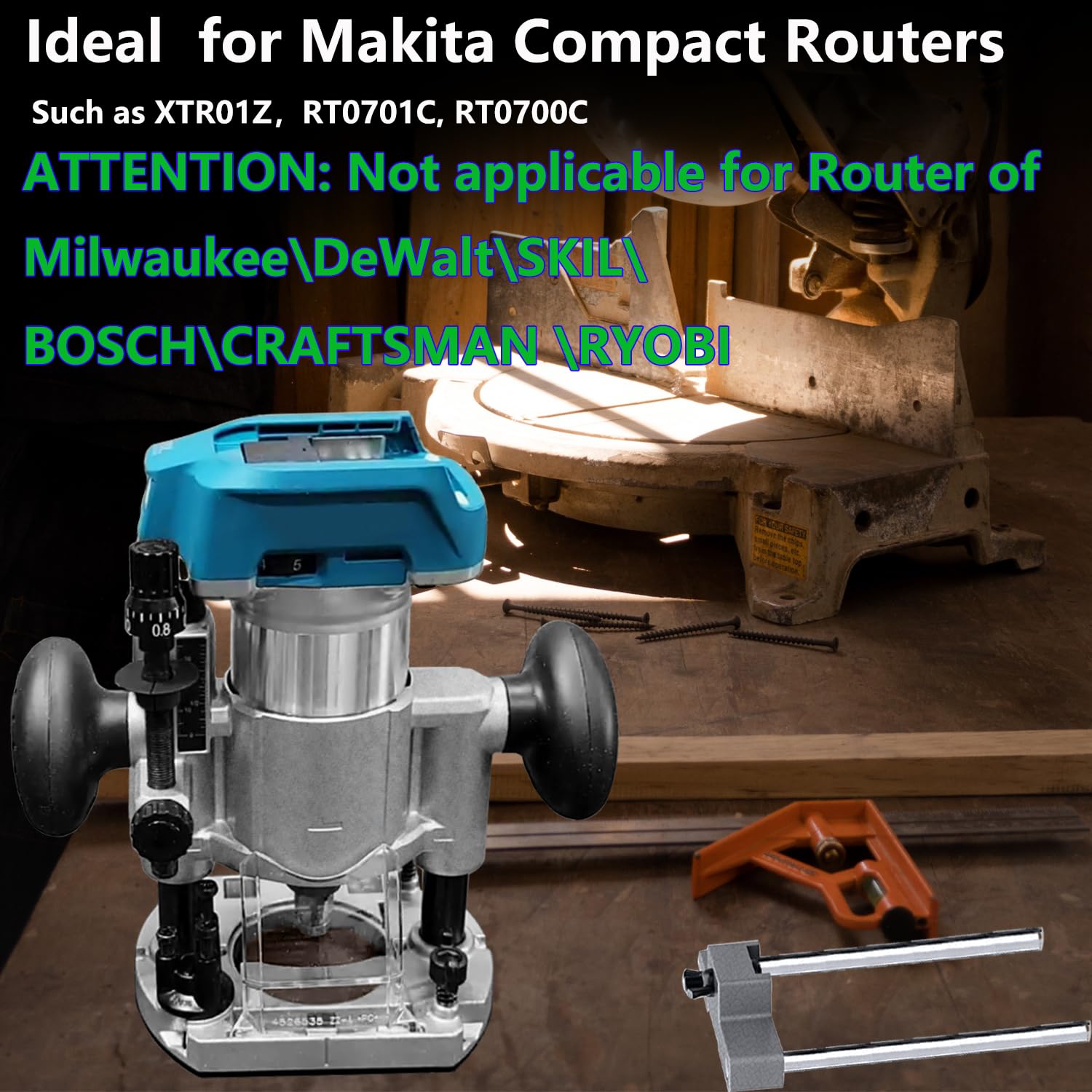 Dobetter Plunge Router Base Replace For Makita 196094-2 - View #4