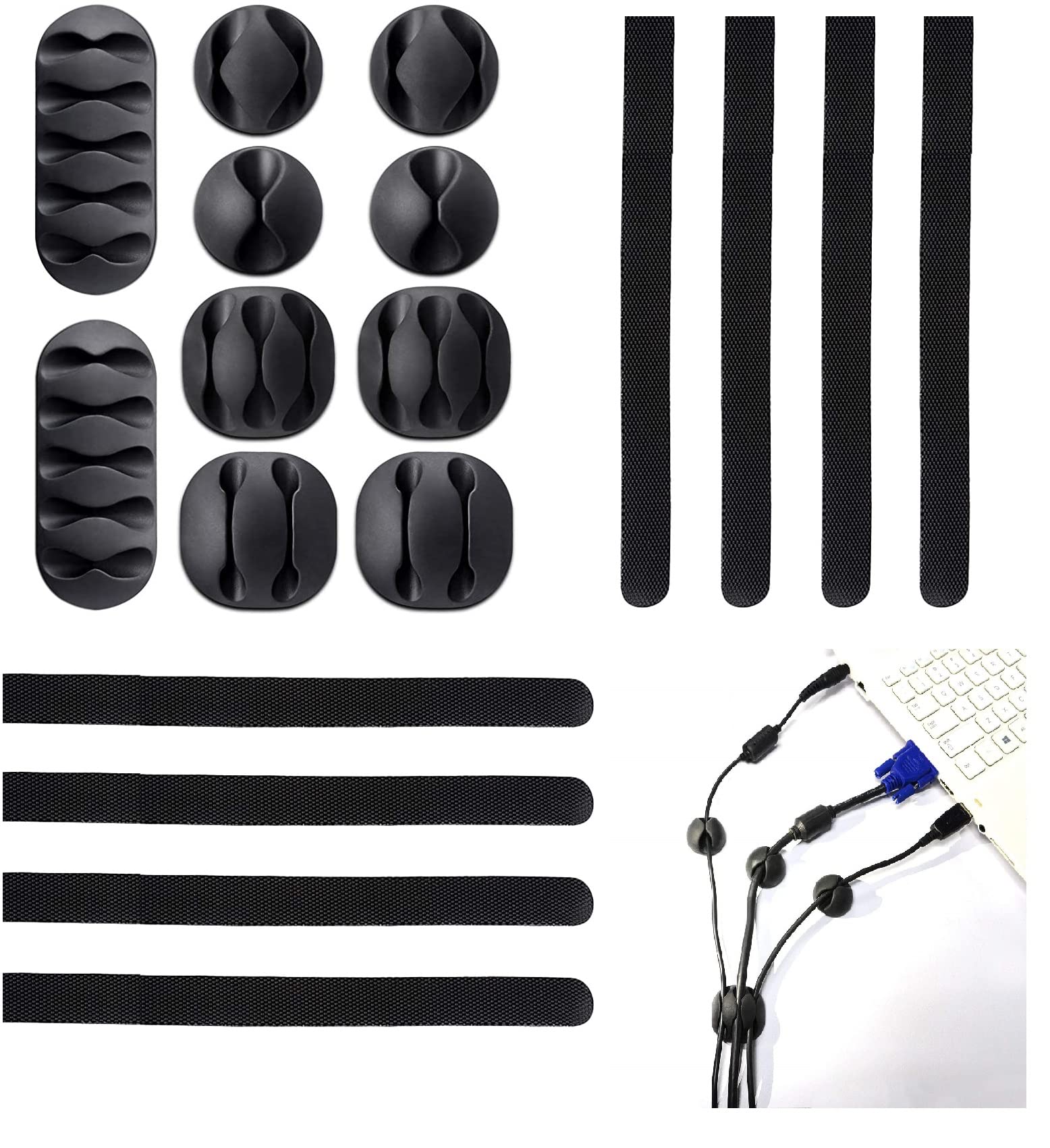 HROY Spiral Charger Cable Protector Data Cable Saver Charging Cord Protective Cable Cover Set of 2 (8 Pieces) (Cable Protector) — Amazon image 9