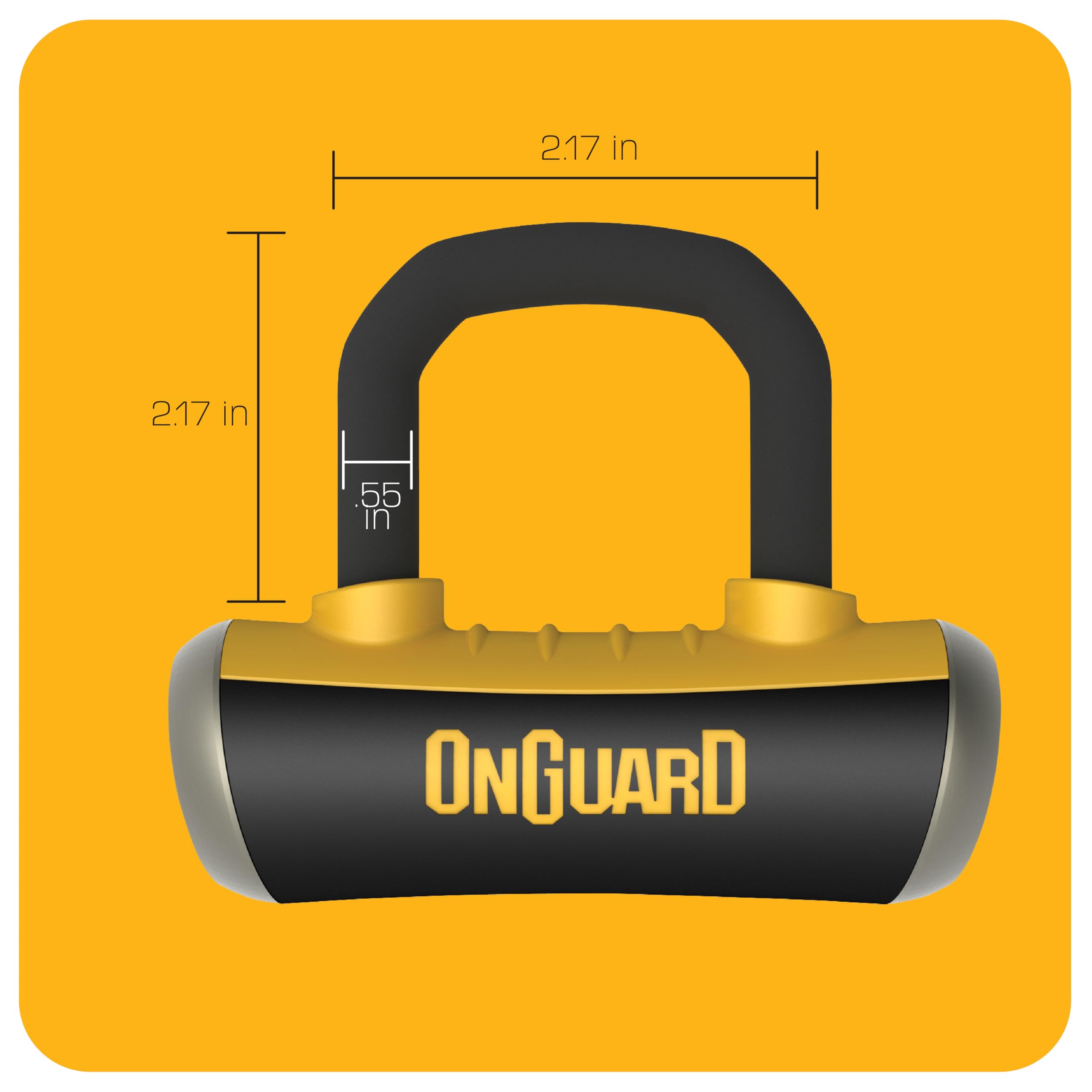 Amazon.com: OnGuard Boxer X4 Disc Lock – 14 mm Hardened Steel