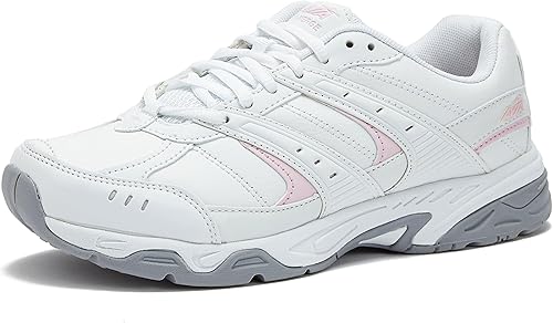 Avia Verge - Tenis para mujer, para tenis, cancha, entrenamiento cruzado o pickleball para mujer, tenis clásicos negros o blancos con soporte de