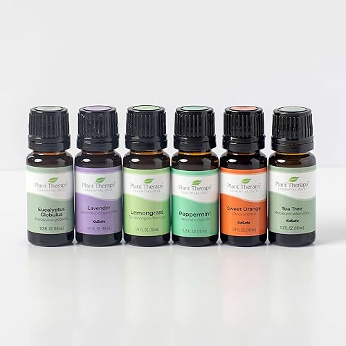 Miniatura 2 de Plant Therapy Breathe Easy - Juego de aceites esenciales, lavanda, eucalipto, menta, citronela, naranja dulce, árbol de té, 100% puro, aromaterapia,