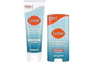 Lume Deodorant Unscented Cream: Protect and Moisturize All Day