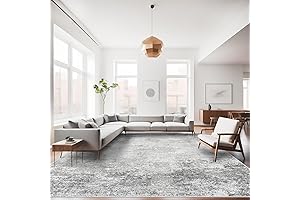 9x12 Washable Farmhouse Area Rug