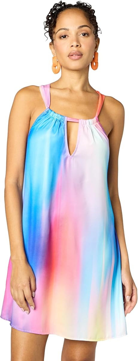 La Blanca Women's Sleeveless Mini Dress Swimsuit Cover Up