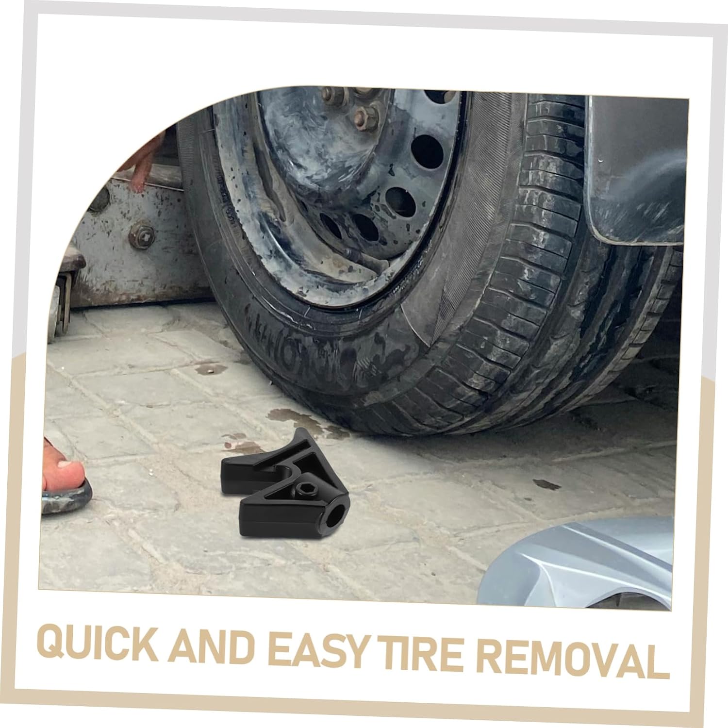 Tire Changing Tool for Efficient Wheel Installation Nylon Tire Demounting Accessory Compatible