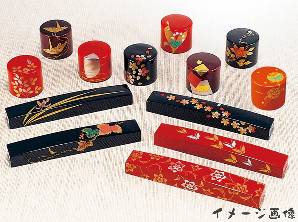 Amazon.co.jp: 紀州塗り 長手文鎮 黒 桜 : 文房具・オフィス用品