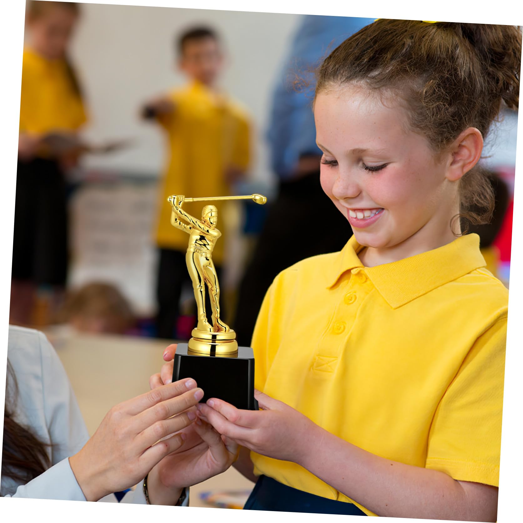 Toyvian Copa de para Deportivas de Estatua para Decoración de Premios para Eventos