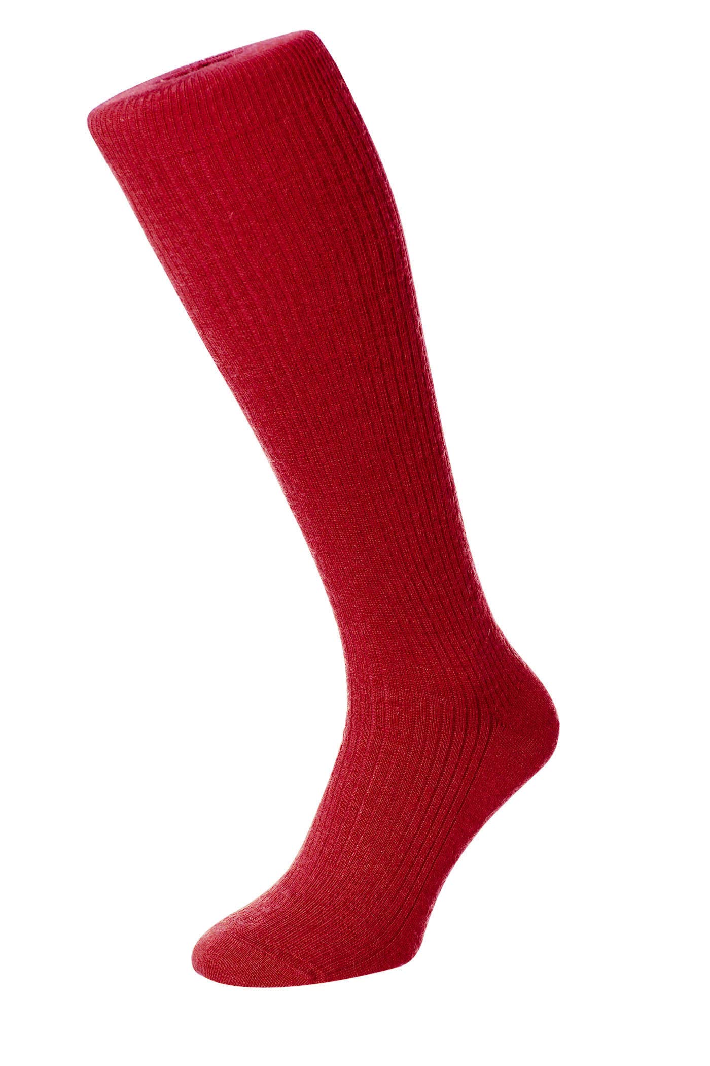HJ Hall HJ77 Immaculate Long Wool Rich Sock (with Elastane) RED/UK 6-11