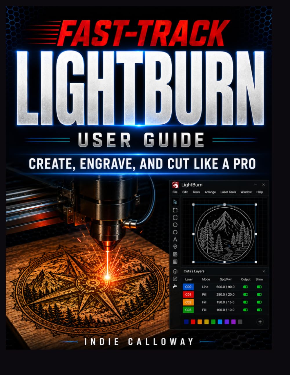 The Fast-Track LightBurn User Guide: Create, Engrave, and Cut Like a Pro