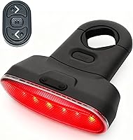 Vista 7 de Luces traseras inteligentes para bicicleta con luz de giro impermeable IP65 luz para bicicleta recargable USB ultra brillante advertencia