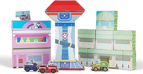 Miniatura 4 de Melissa & Doug PAW Patrol - Bloques de cartón jumbo (41 piezas)