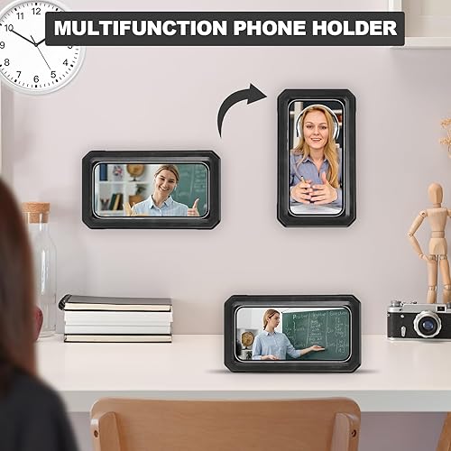 Miniatura 4 de Obsoorth Soporte impermeable para teléfono de ducha montado en la pared, rotación de 360, antivaho HD, alta sensibilidad, pantalla táctil, funda