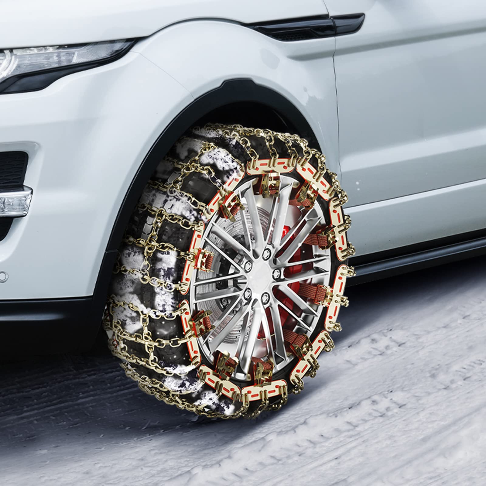 Amazon.co.jp: タイヤチェーン 185/85R16 6点セット 軽自動車