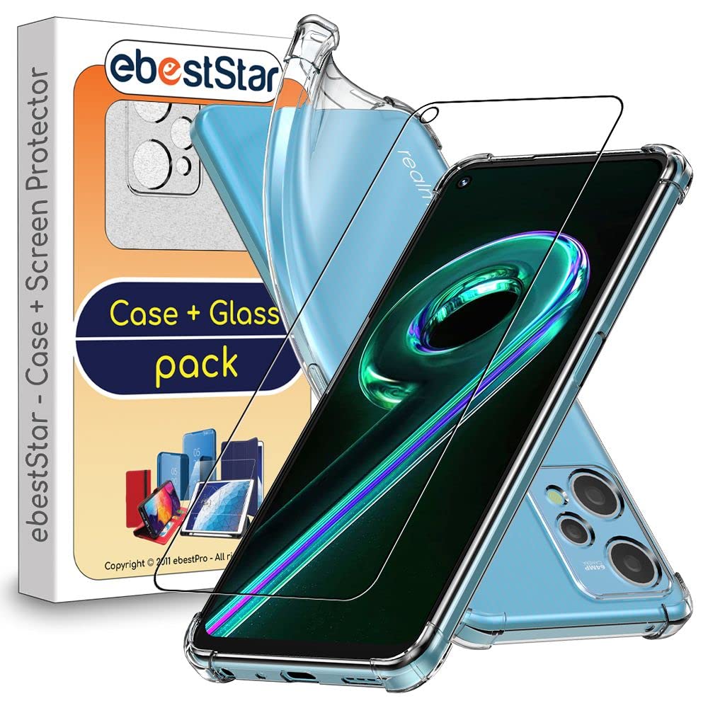EbestStar Cover Trasparente Per Realme 9 / 9 Pro 5G – Custodia In Silicone TPU Antiurto, Bordi Rinforzati