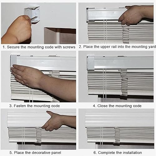 Miniatura 7 de Persianas horizontales interiores, persianas venecianas de sombreado de ventana, persianas venecianas con filtro de luz controlado, listones
