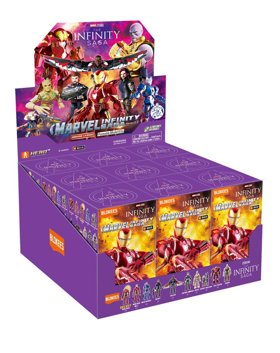 Amazon.co.jp: 童友社 MARVEL INFINITY SAGA Series03 9個入BOX