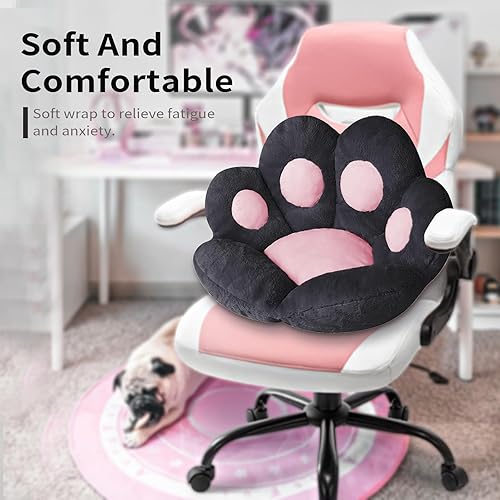 Miniatura 2 de Ditucu Cat Paw Cushion Kawaii Chair Cushions 27.5 x 23.6 inch Cute Stuff Seat Pad Comfy Lazy Sofa Office Floor Pillow for Gaming Chairs Room Decor