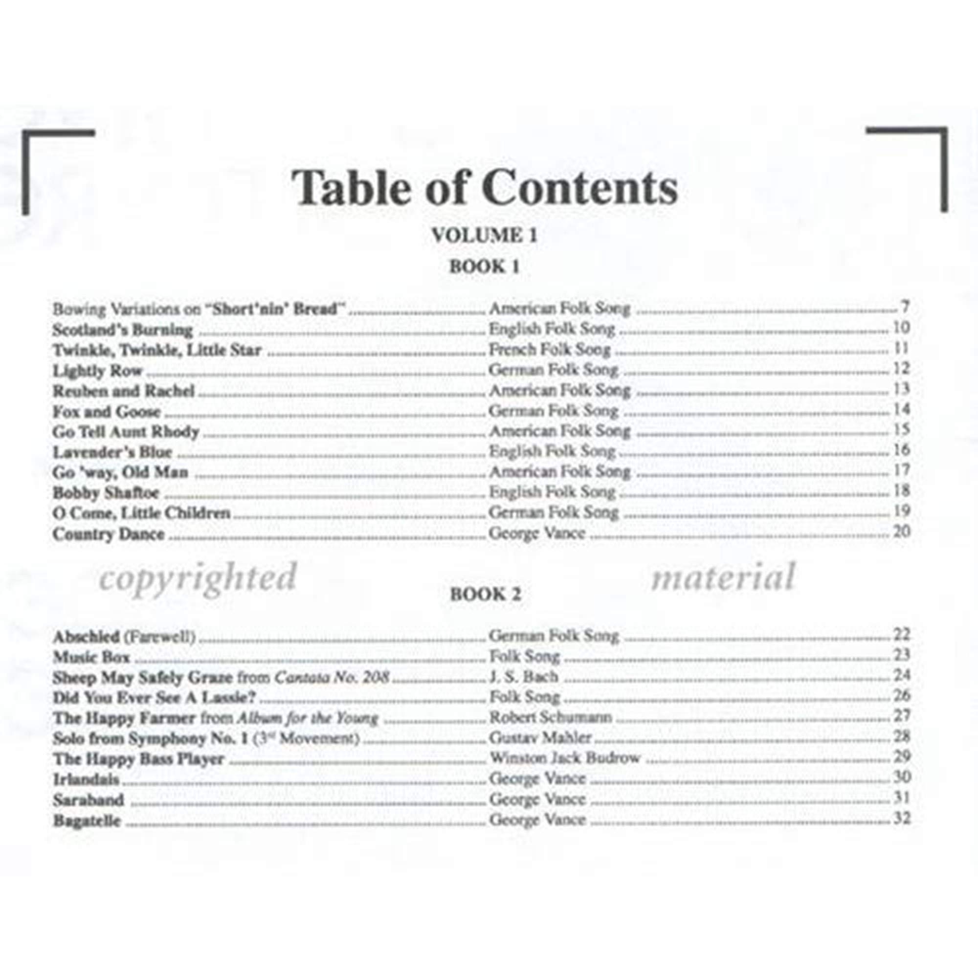 Progressive Repertoire for the Double Bass-Vol 2-Pa. Acc.