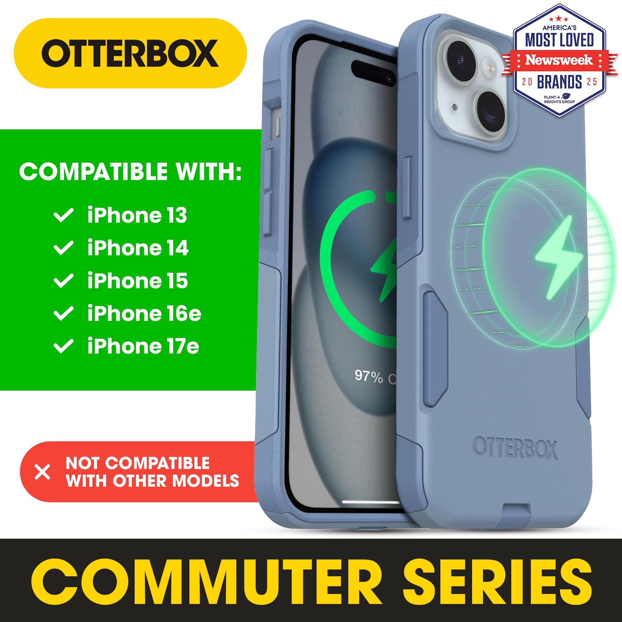 Amazon.com: OtterBox iPhone 16e, iPhone 15, iPhone 14, and iPhone