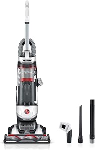 Hoover MaxLife Elite Swivel UH75100 Bagless Upright Vacuum – HEPA Filtration, WindTunnel, PowerPass Brush Roll, Swivel Steering, Carpet & Hard Floor, 2.5L Cup