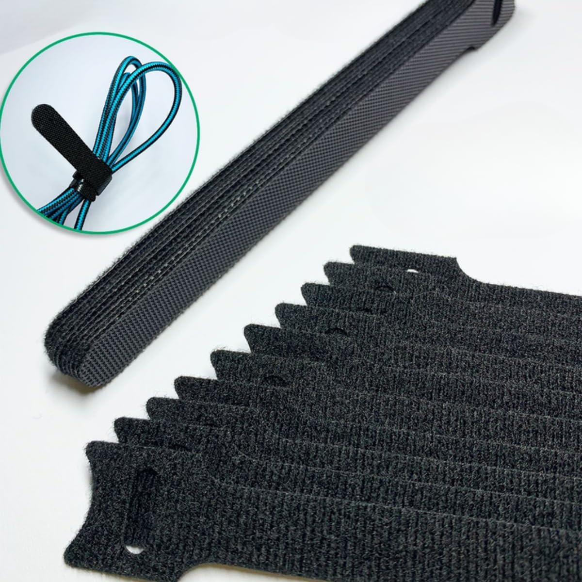 50 Abraçadeira Organizador de Cabos e Fios Presilha Com Crepe 15cm Fixador Reutilizável Serve em Plantas cabos USB Chicote 50 Abraçadeira Organizador de Cabos e Fios Presilha Com Crepe 15cm Fixador Reutilizável Serve em Plantas cabos USB Chicote