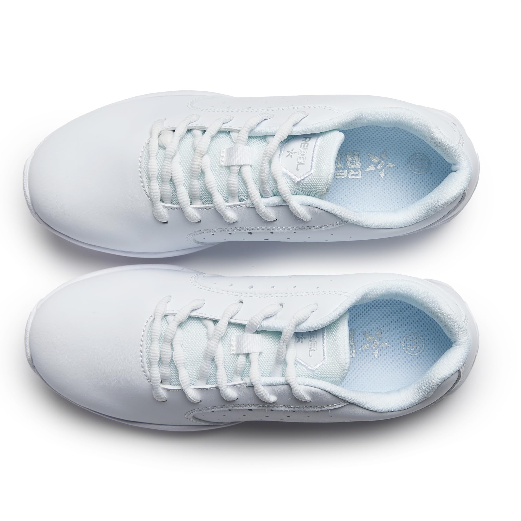 REBEL チアリーディングシューズ Amazon.co.jp: Rebel Athletic Rise ホワイトチアシューズ
