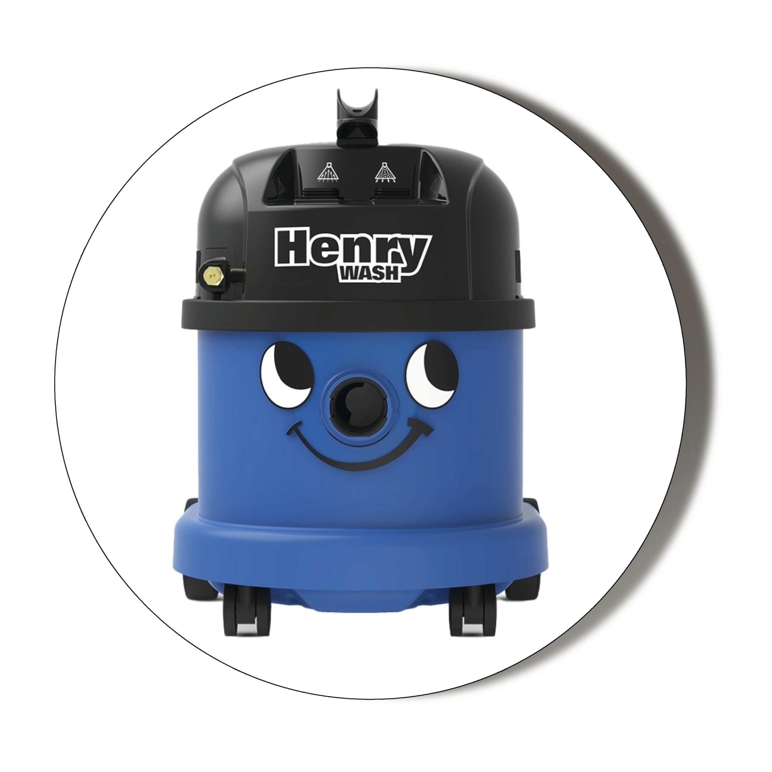 Henry Hoover Family Henry WASH - Small 10 x 56mm Vinyl Stickers