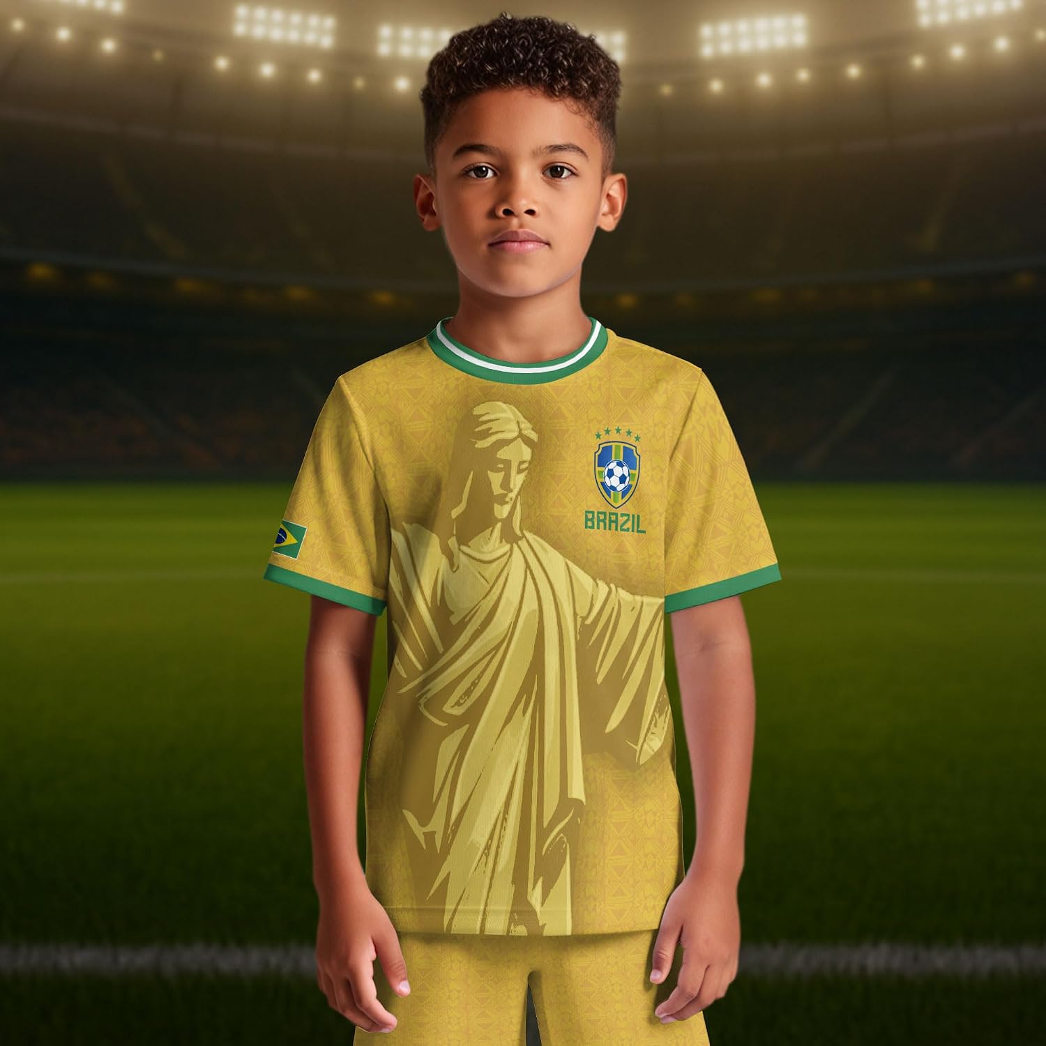 Brazilian Jersey Boys, Brazil Soccer Jerseys, Brazil Jersey Kids, Brazilian Soccer Shirt, Youth Jerseys