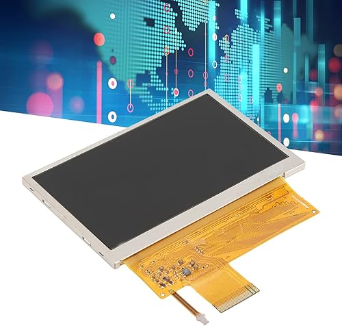 Miniatura 3 de Zyyini Pantalla LCD de repuesto profesional original para PSP 1000 1001 1002 1003 1004, pieza de pantalla de retroiluminación LCD, robusta y duradera