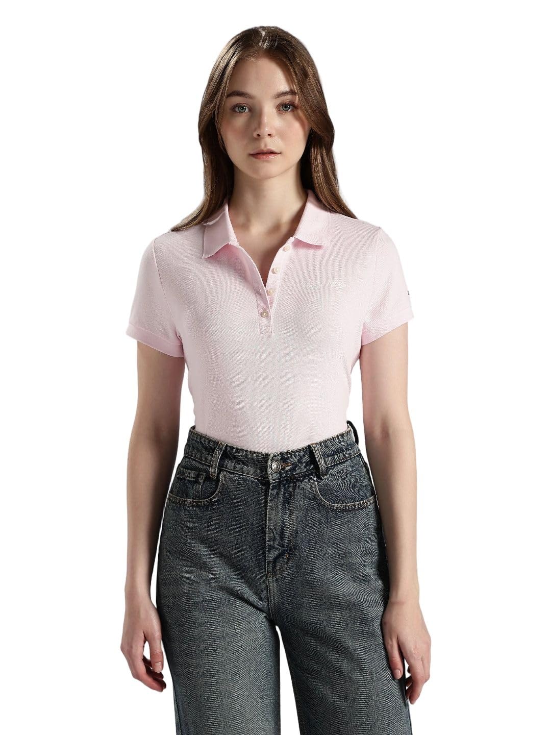 tommy hilfiger Solid Slim fit Cotton Polo t-Shirt-picture-40