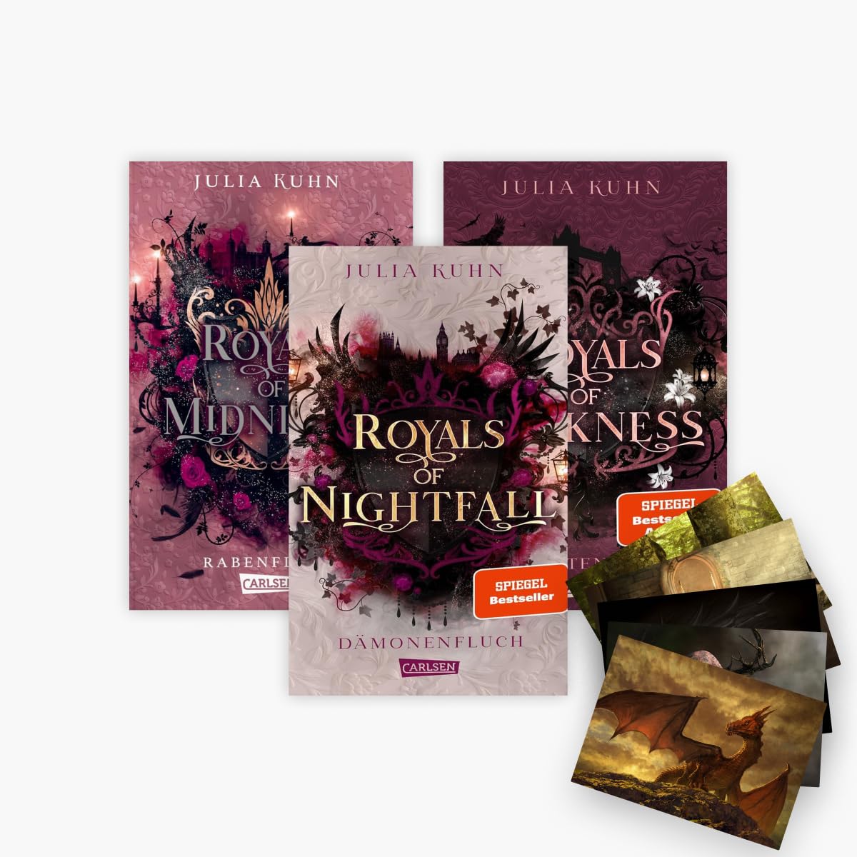 Die Royal Shadows - Reihe Band 1-3 plus exklusives Postkartenset
