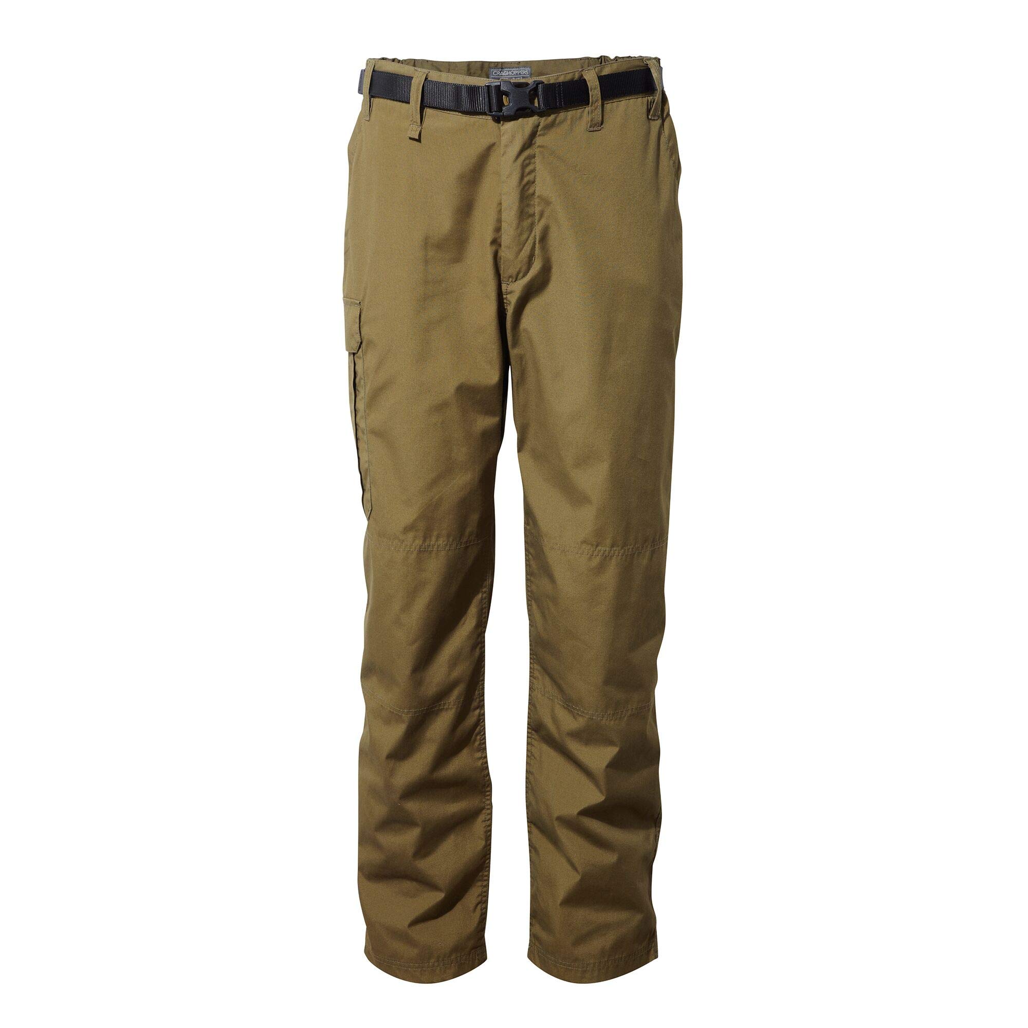 Craghoppers Men's Kiwi Classic Walking Trousers Relaxed Fit Hiking Pants Dark Moss 26"