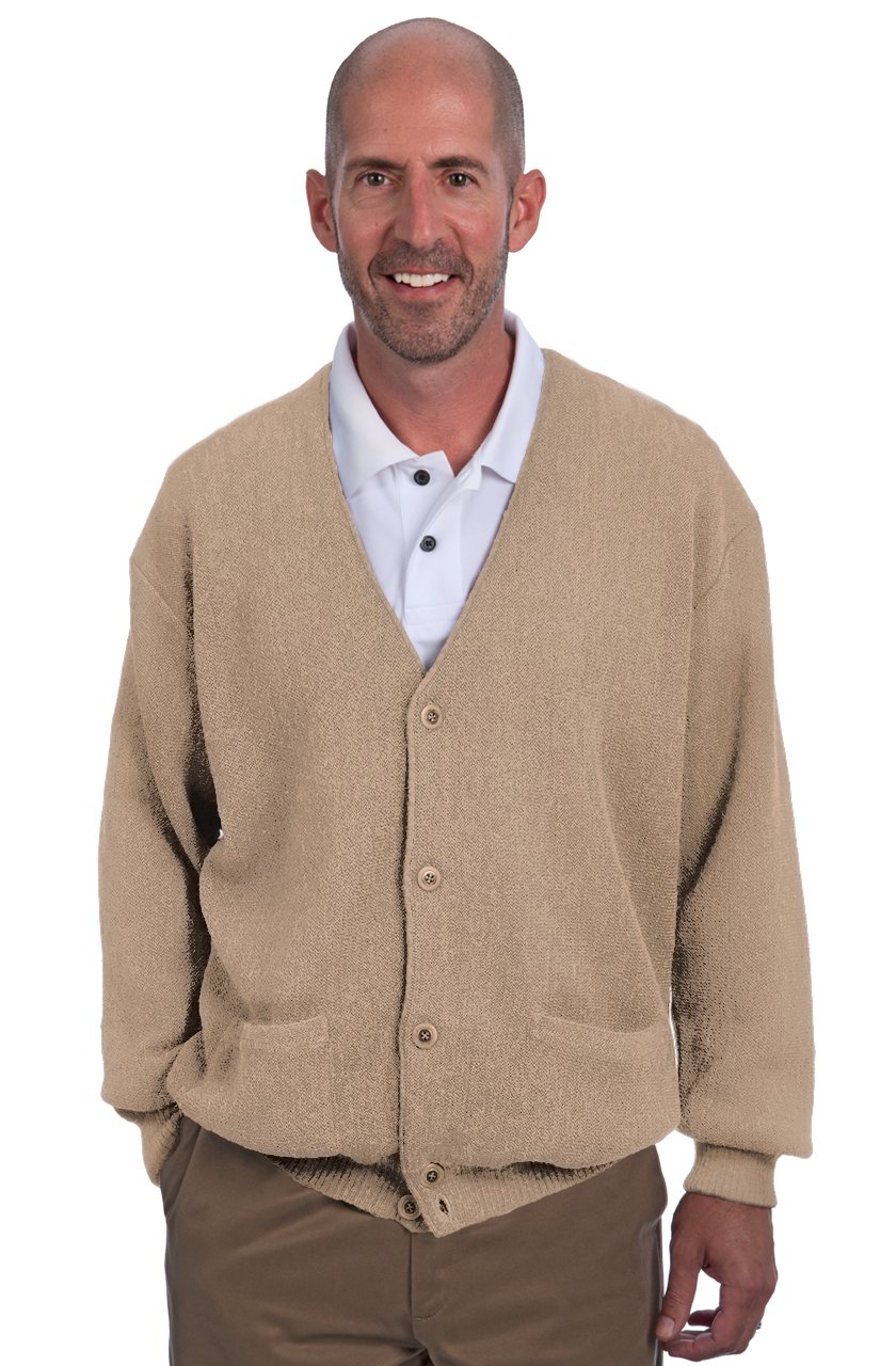 Alpaca Golf Button Cardigan