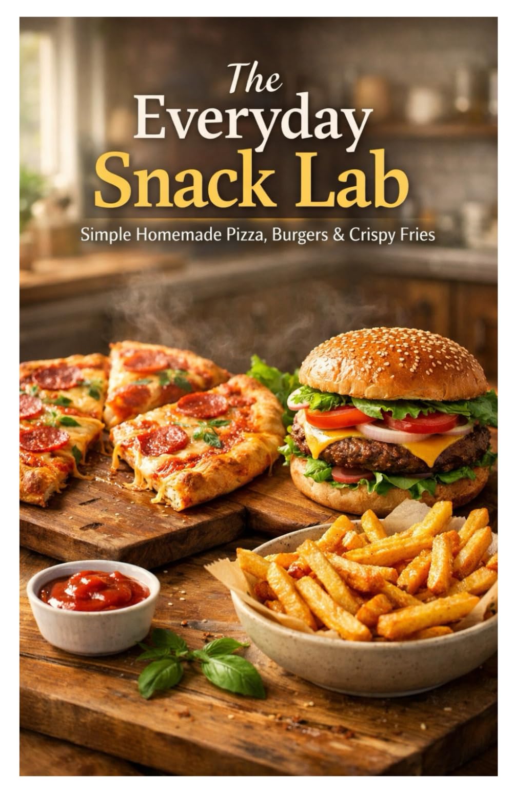 The Everyday Snack Lab Simple Homemade Pizza, Burgers & Crispy Fries