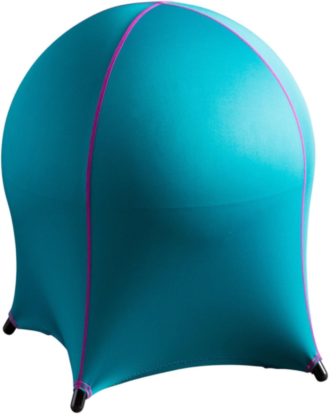 Willow Avenue Collection Exercise Ball Chair for Office with Base Stand (Blue)