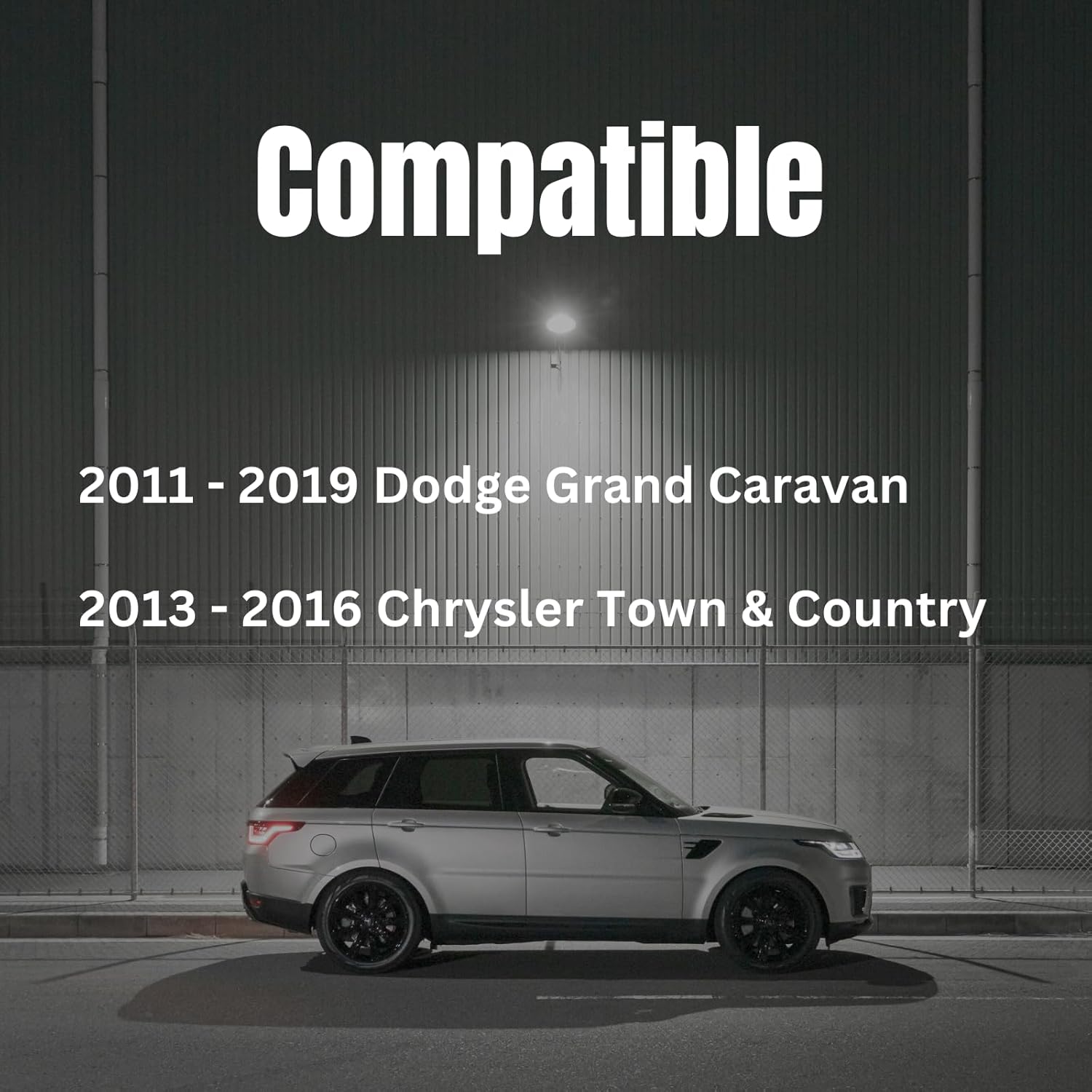 Backup Camera Rear View Park Assist Camera Compatible with 2011-2019 Dodge Grand Caravan 2013-2016 Chrysler Town & Country Replaces 56054157AA 4672639AA