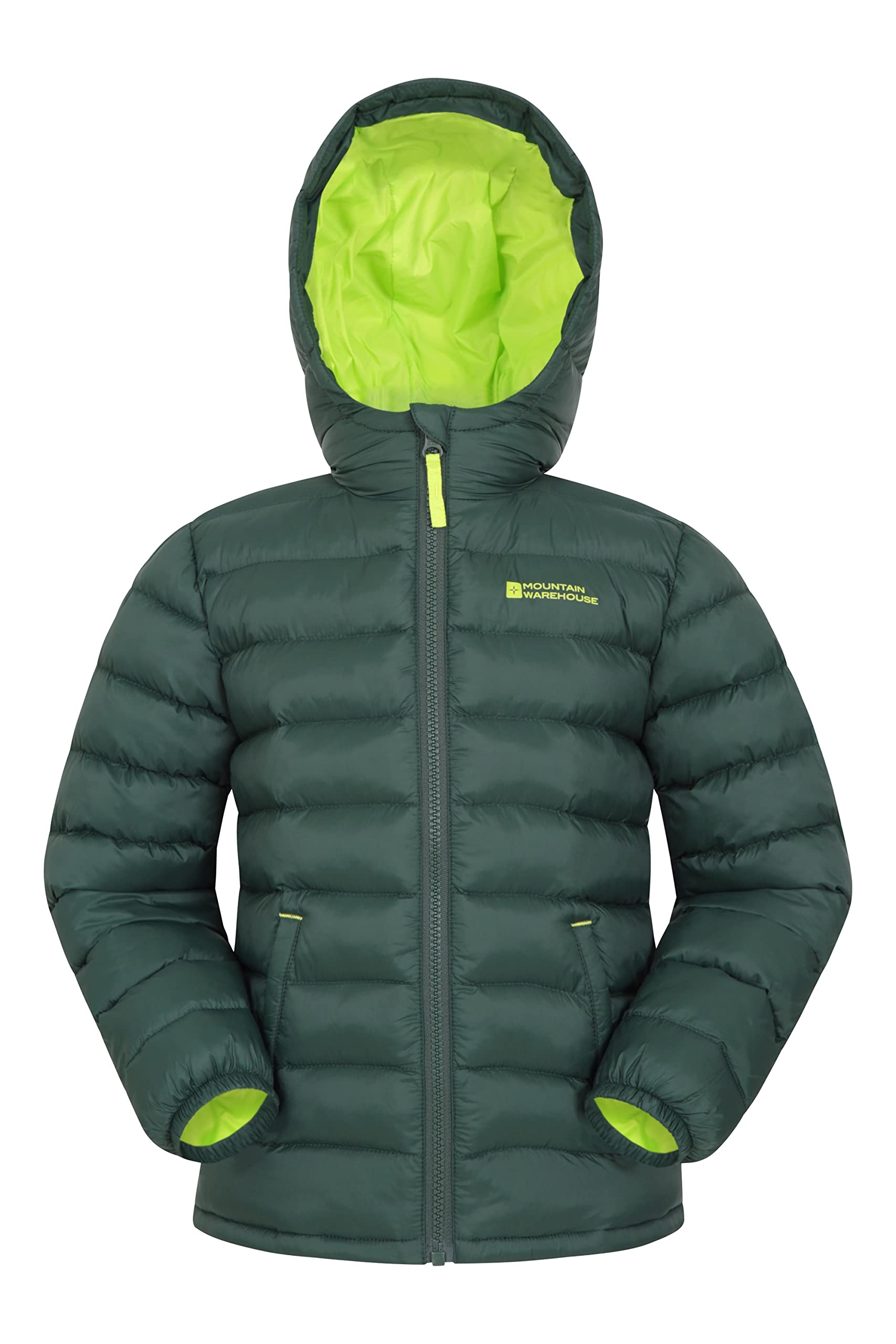 Seasons Padded Kids Puffer Jacket - Water Resistant, Lightweight & Insulated Coat, Boys & Girls - Autumn, Winter, School, Travel