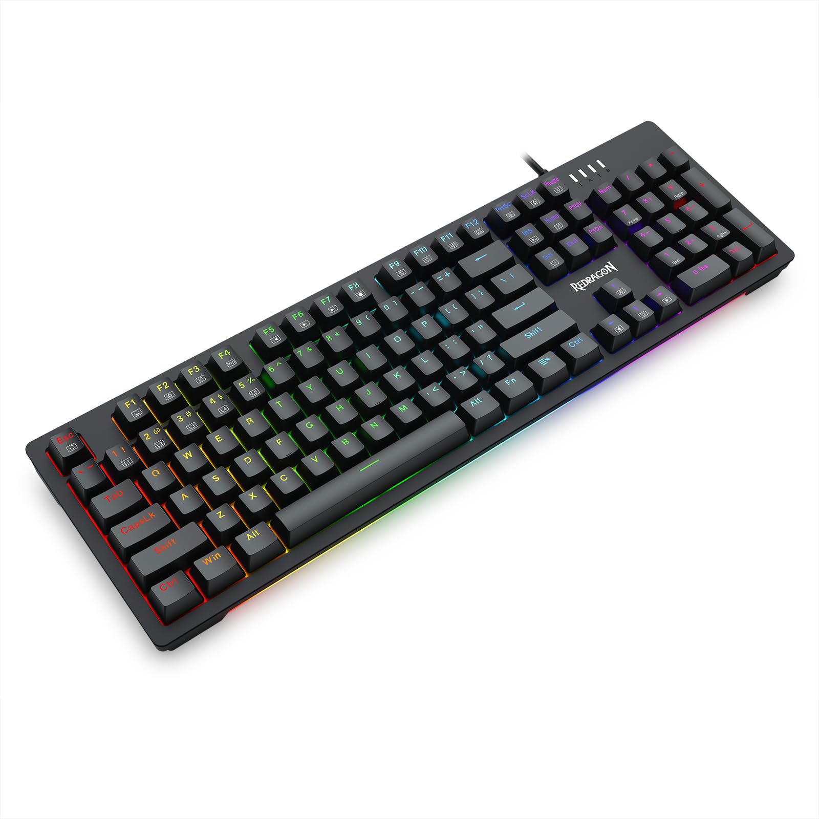 Amazon.com: Redragon - K679 RGB Gaming Keyboard - 104 Keys Wired