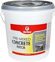 Red Devil 0641 Pre-Mixed Concrete Patch, 1 Gallon Gray Crack Filler for Holes & Breaks - Made in USA