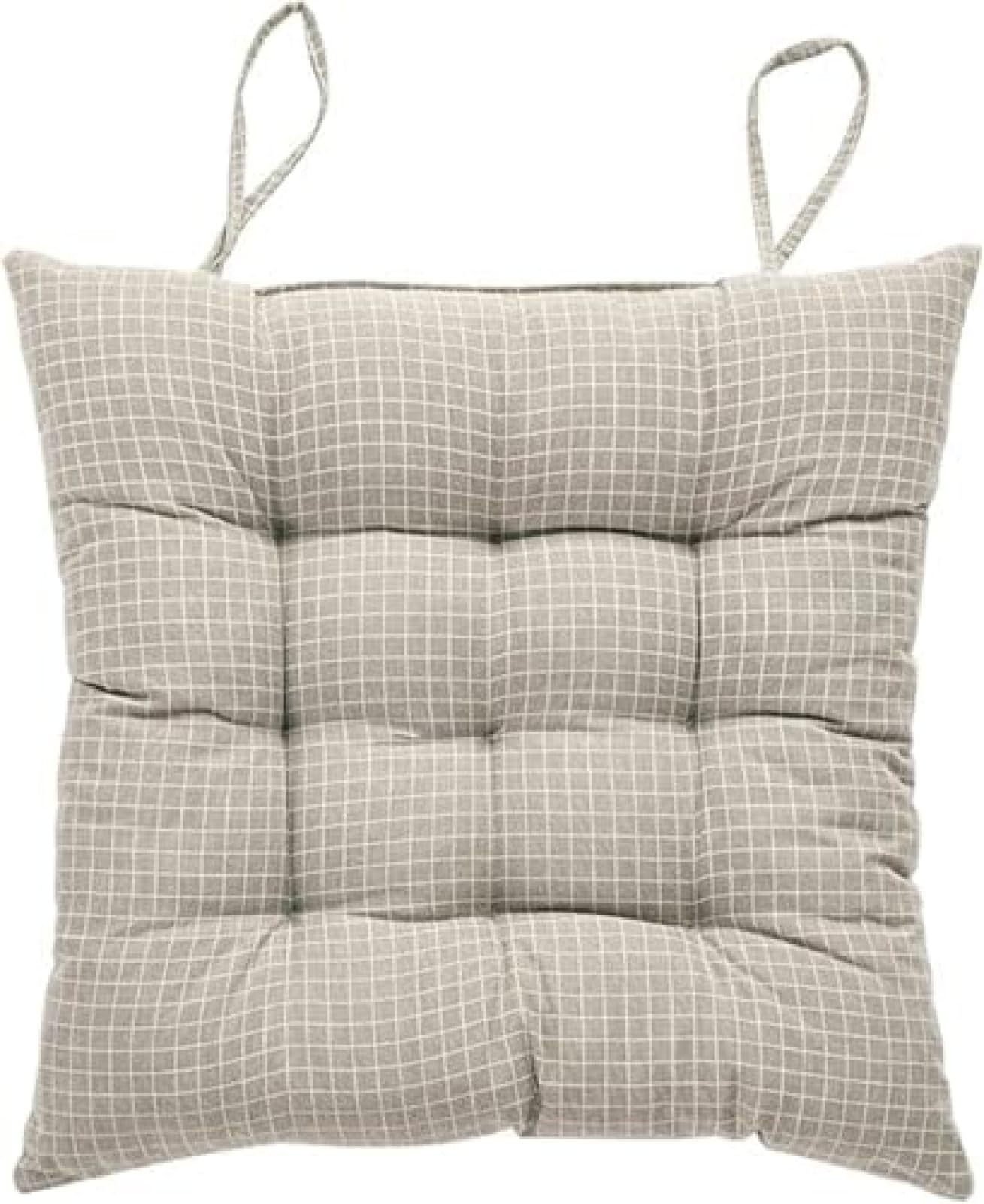 YZTTCD Cojines para Asientos de Sillas de Comedor, Cojines para Sillas Lavables Suaves Y Cómodos, Adecuados para Cocina Y Jardín., Gris Claro, 38 X 38 + 2cm