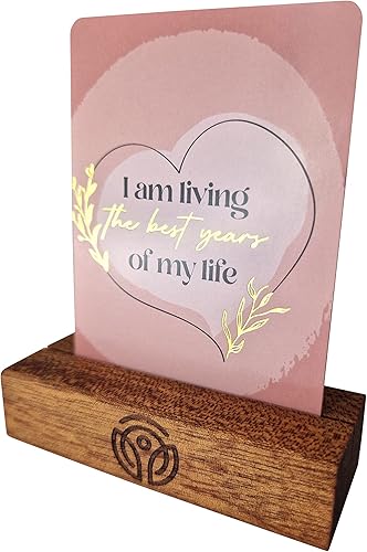 Miniatura 6 de Tarjetas de afirmación para un hermoso envejecimiento, 52 afirmaciones positivas para mujeres y hombres mayores, siéntete en paz sobre tu edad,