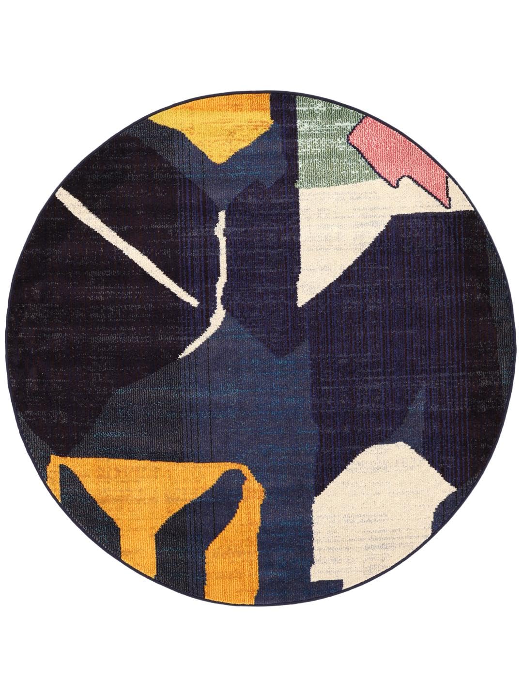 RugVista Halle Tapis, Ø 150 cm, Bleu