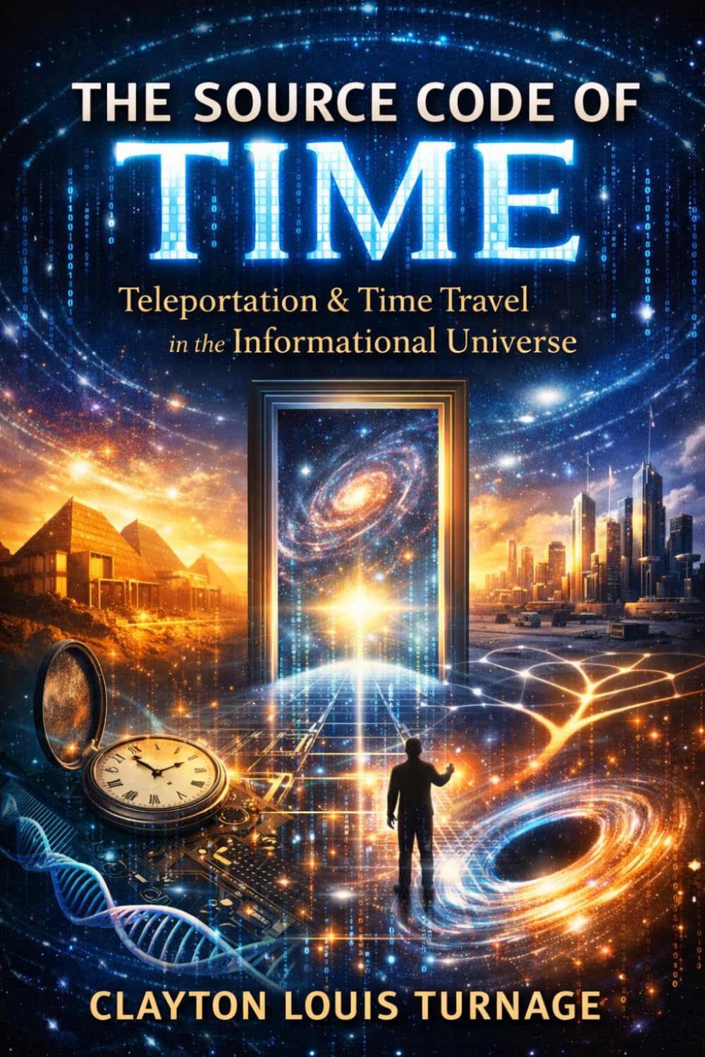 The Source Code of Time: Teleportation & Time Travel in the Informational Universe (Conscious Computational Cosmology (CCC))