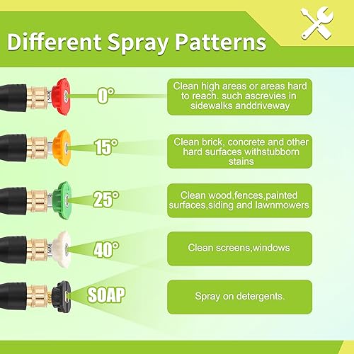 Miniatura 8 de FIXFANS Cañón de espuma, lanza de espuma de nieve de cuello ancho con adaptador de repuesto para lavadora a presión Portland Husky y Ryobi, lanzador